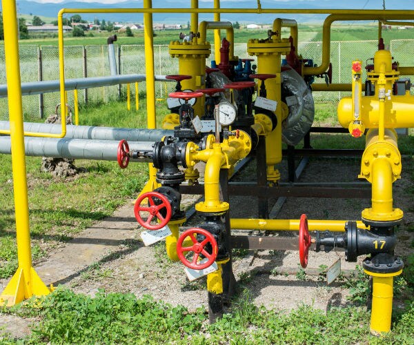 a natural gas distribution center 