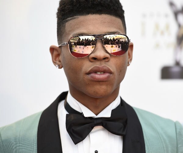 Bryshere Y. Gray arrives at the 47th NAACP Image Awards on Friday, Feb. 5, 2016, in Pasadena, Calif.