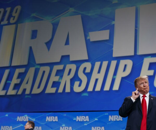 Man Charged After Cell Phone Thrown at Trump at NRA Event