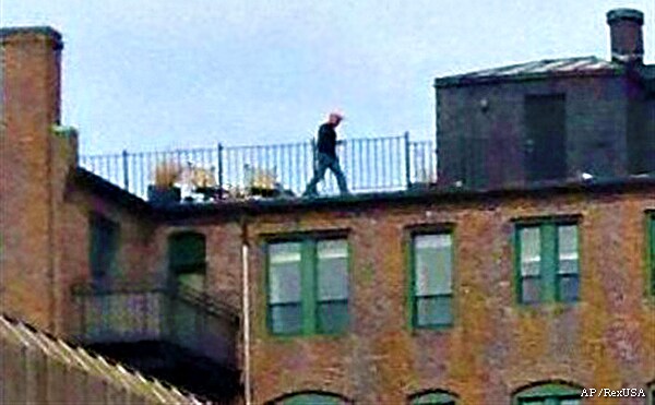 Mystery Man on Roof: Photo Gives Rise to Boston Marathon Theories