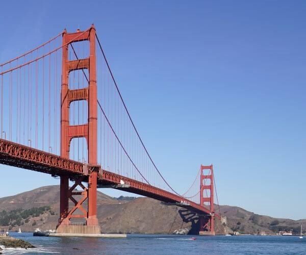 San Francisco iconic image of the Golden Gate Bridge
