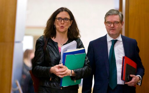 The Latest: Danish Foreign Minister Rues Trump's 'bad Call'