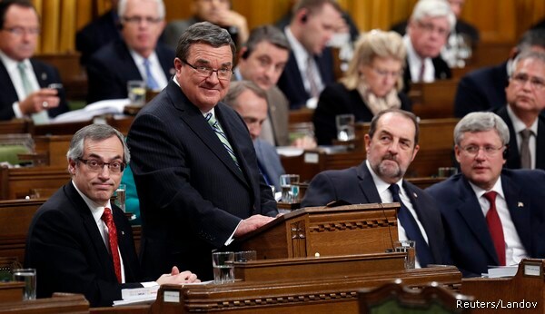 Canada Charts Comfortable Course to 2015 Budget Surplus