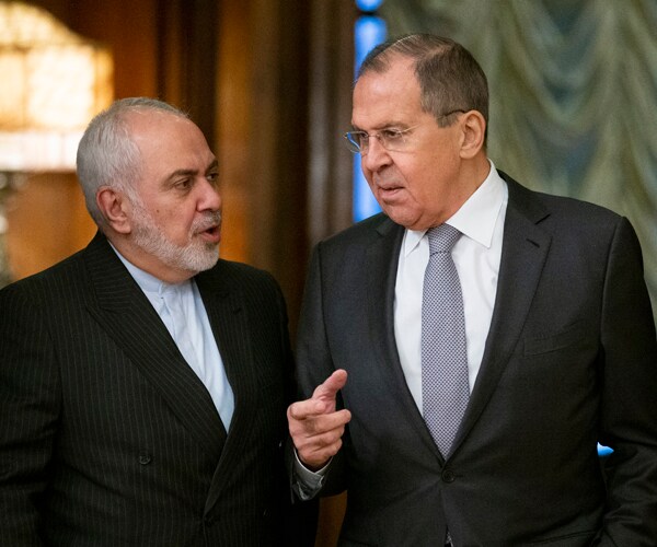 russian foreign minister sergey lavrov and iranian foreign minister mohammad javad zarif