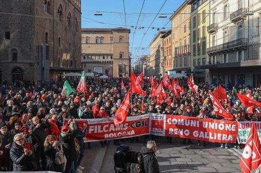 Italy's National Strike Called by Main Union Disrupts Transport and School Services