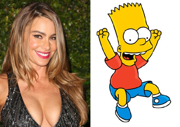 Sophia Vergara on 'Simpsons' to Teach Bart What Life's All About 