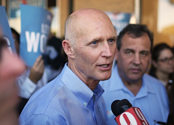 Gov. Rick Scott: I Didn't Blow Off Debate Start Over a Fan