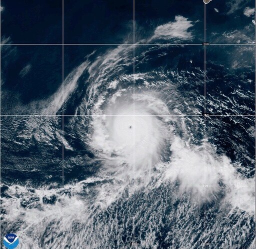 Hurricane Kristy Strengthens into a Category 4 Storm in the Pacific Ocean