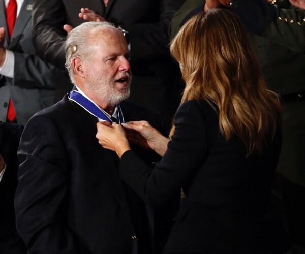 rush limbaugh gets presidential medal of freedom