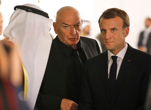 Macron Tours French Naval Base in Abu Dhabi near New Louvre