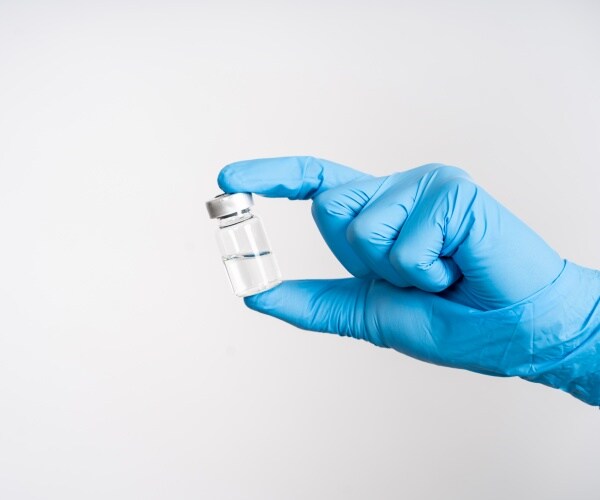 vial of COVID vaccine