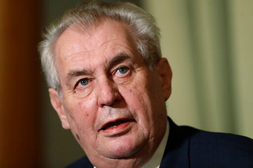 Divisive Czech President Zeman to Seek Re-election in 2018