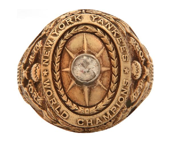 Babe Ruth World Series Ring Up for Auction by Charlie Sheen