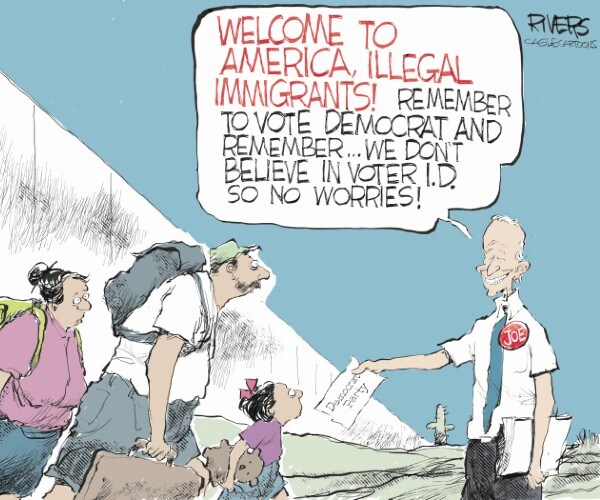 welcome to america illegal immigrants so you can vote democratic 