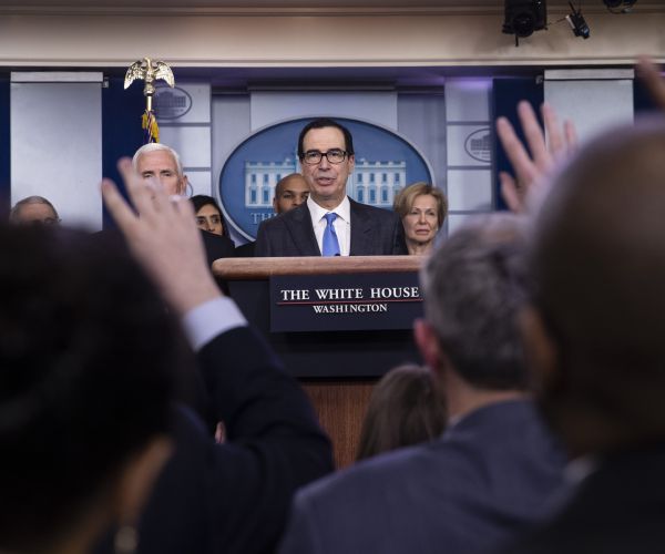Mnuchin: Stocks Will Surge from 'Pent-Up Demand' After Coronavirus Outbreak Ends