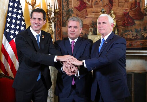 Pence in Colombia Announces New Sanctions on Maduro