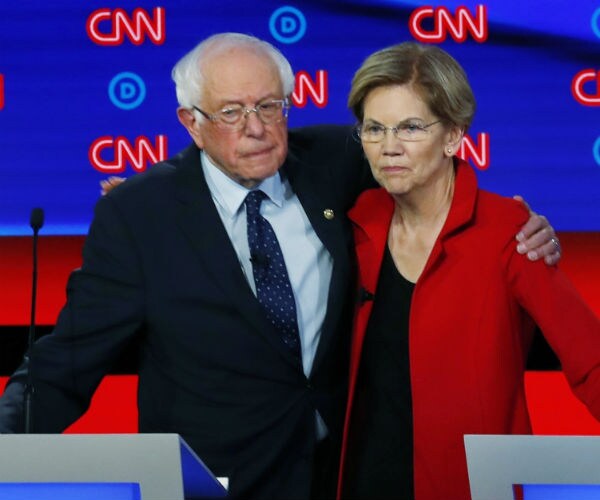 sanders and warren in detroit in july of this year 