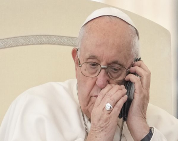 Pope Takes Cellphone Call During General Audience, Meets with Clergy Abuse Survivors