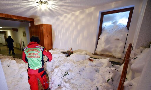 Avalanches, Heavy Snowfall Wreak Havoc in Northern Italy