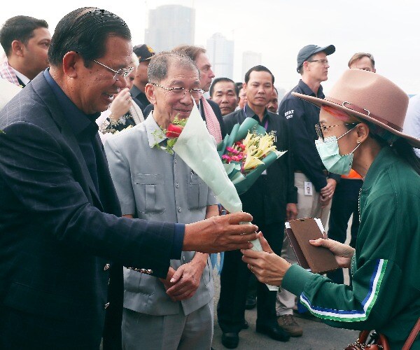 Passengers Finally Begin Leaving Cruise Ship in Cambodia