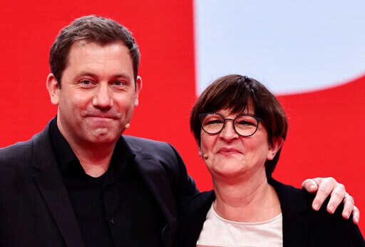 Germany's Social Democrats Elect Top Three Party Leaders