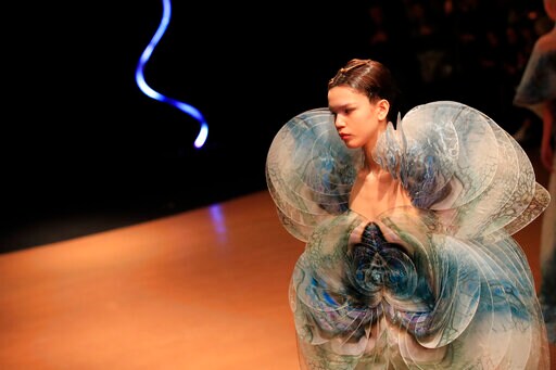 Paris Couture Climbs Mount Olympus, Plumbs Marine Depths