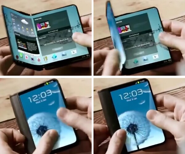 Samsung Bendable Smartphone Can Be Folded Into Smaller Size