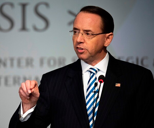 rod rosenstein speaks at the The Center for Strategic and International Studies