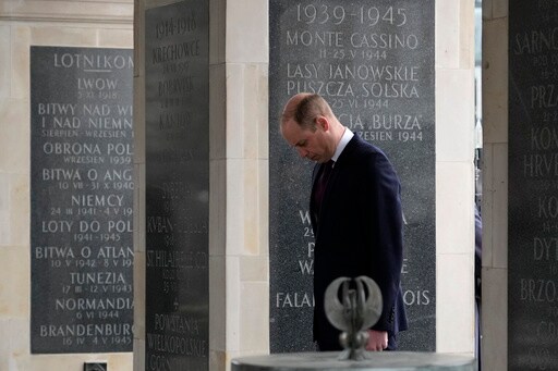 Prince William Honors Poles Who Fell in past Wars in Warsaw