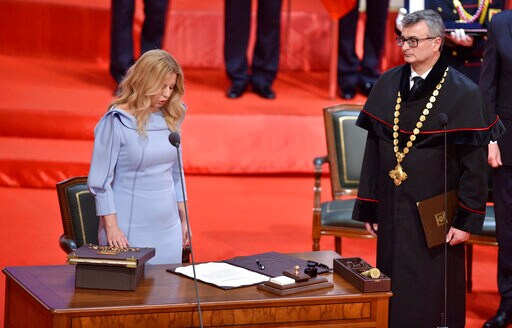 Zuzana Caputova Inaugurated as 1st Slovak Female President