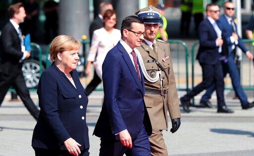 The Latest: Poland Calls for WWII Redress During Anniversary