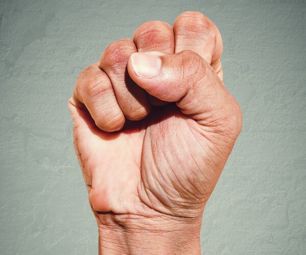 Protester Shouting 'Dismiss the Charges' Briefly Halts Trial