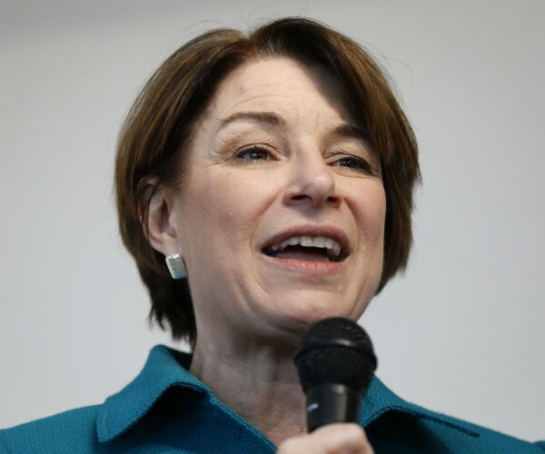 sen. amy klobuchar is shown