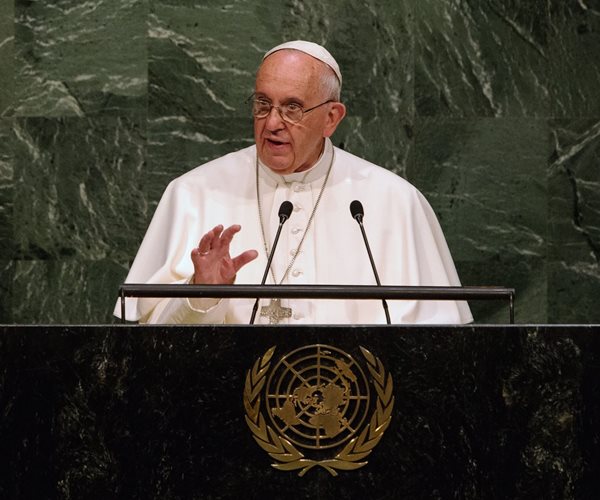 At UN, Pope Condemns 'Boundless Thirst' for Wealth and Power