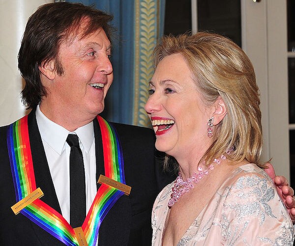 Clinton, McCartney's Tour Paths Cross in Cleveland