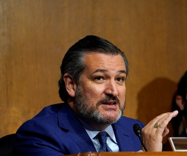 ted cruz speaks into microphone