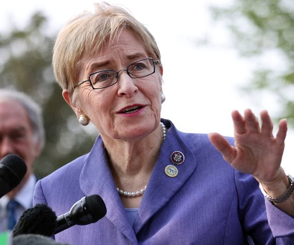 marcy kaptur speaks at a lectern