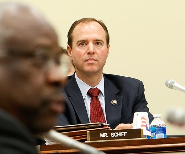 rep. adam schiff listens to testimony