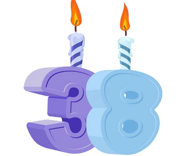 age thirty eight years 