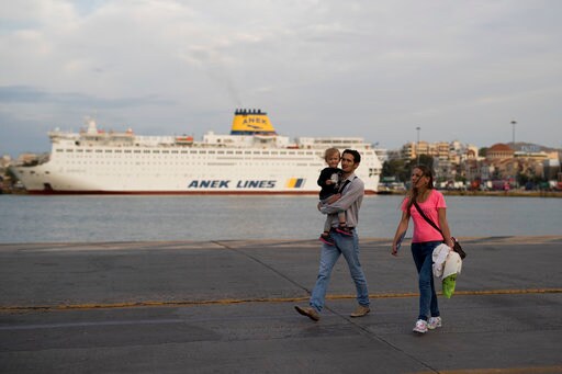 Greek Seamen and Journalists Go on Strike