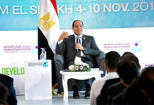 Egypt's El-Sissi Says Iraq, Syria Militants Headed to Libya