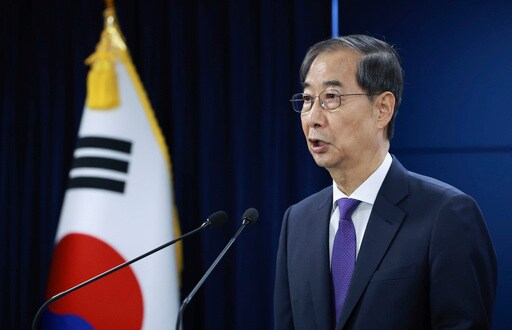 South Korea's Acting Leader Han Resigns amid Reports he Will Run for Presidential Election