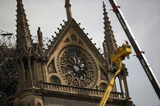 Protective Tarps Set to be Installed over Notre Dame