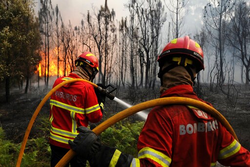 The Latest: Smoke in Portugal Hinders Firefighting Aircraft