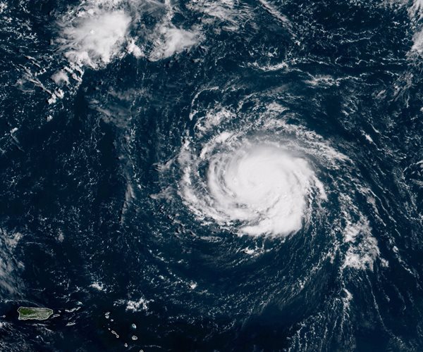 Hurricane Florence on a Destructive Course to the Carolinas