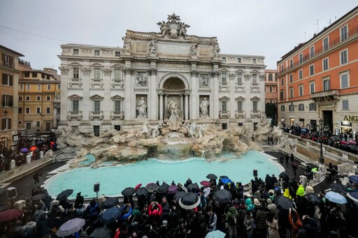Rome's Iconic Trevi Fountain Reopens after Renovation Work in Time for the Jubilee Holy Year