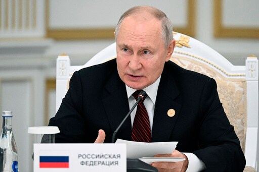On His First Foreign Trip This Year, Putin Calls for Ex-Soviet States to Expand Influence