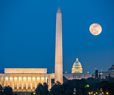Patriotic Projections Light Washington Monument