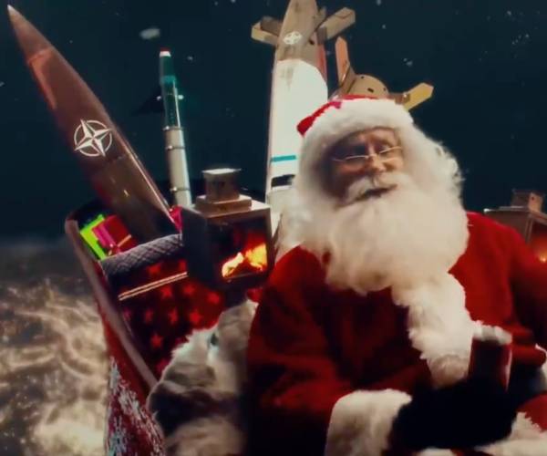 Russia Shoots Down 'NATO Santa' in Viral Video