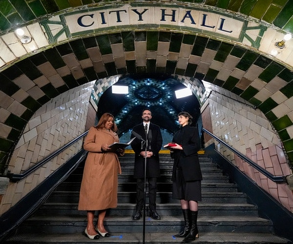 Zohran Mamdani Sworn in as New York City Mayor at Historic Subway Station